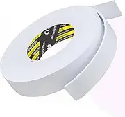 EVA Single-Sided Adhesive White Foam Tape, Single-Sided Sealing Strip Foam Pad Sponge Tape,Self-Adhesive Insulation Sealing Tape (White) 1.18inX16.4FT
