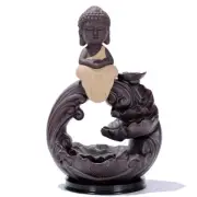 Backflow incense burner censer Buddha for Home Decor Ceramic 如来佛香炉10045