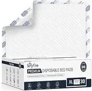 Disposable Bed Pads Premium Adult Chucks Incontinence Underpads 30"x 36"(30 Count),Large Thicken Tear Resistant Adults Elderly Pee Waterproof Pads,10X Super Absorbency Heavy Duty Puppy Training Pads