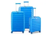Roncato B Flying 3 Piece Lightweight EXP Spinner Luggage Set - Sky Blue