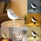 Magpie Bird LED Bedroom Table Desk Lamp Touch Bedside Light w/ Aromatherapy USB