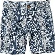 [Carter's] Boys Printed Flat-Front Canvas Kids Shorts, Blue (9M)