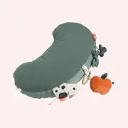 Tummy Time Activity Pillow - Tiny Farm Green by Done by Deer | the memo