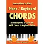 LEARN HOW TO PLAY PIANO / KEYBOARD CHORDS INCLUDING 9THS & 13THS ETC. WITH CHARTS IN KEYBOARD VIEW