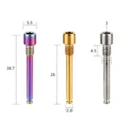 Bike Disc Brake Caliper Bolts with Spring Clip Titanium Alloy Construction