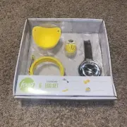 Food Network Everyday Egg Set Egg Poacher Set! 6 Pieces! Frying Rings/Timer. NEW