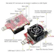 35w usb electronic adjustable constant current resistor battery capacity tester