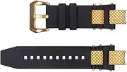 [Vicdason] for Invicta Subaqua Noma III Watch Bands Replacement Strap - Black Rubber Silicone Invicta Watch Strap