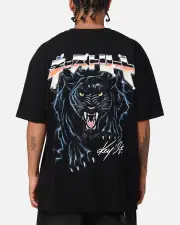 [KEY STREET] Key Street Panther Heavy T-shirt Black - Size M M Black