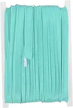 uxcell Maxi Piping Bias Tape, 20 Yards Piping Trim with Cord Satin Binding Lip Cord Trim Fit for Sewing Garment Webbing Trimming Crafts Decorating - (Bright Blue)