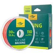 Fly Fishing Dacron Braided Backing Line Trout Line 30LB 100m/108yds Orange