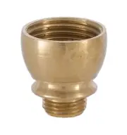 B&P Lamp 3/4 Inch Cut Brass Cut Nozzle 3/8 to 1/8 Thread