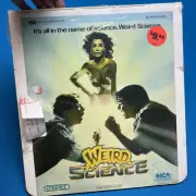 Vintage 1986 Weird Science MCA SelectaVision CED VideoDisc VERY RARE