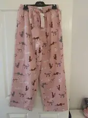 Peter Alexander Ladies Flannelette Pyjama Pants Cats Medium
