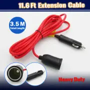3.5M CIGARETTE LIGHTER PLUG EXTENSION CABLE CAR SOCKET LEAD WIRING ADAPTER 12V