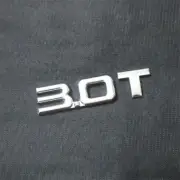 1x Chrome 3.0T Silver Metal Emblem Decal Badge Sticker Turbo Motors Diesel Drive (for: MG)
