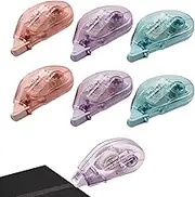 6 Pcs Double Sided Tape Roller, Scrapbooking Supplies, Glue Tape for Scrapbooking, Double-Sided Adhesive Runner for DIY Craft Card, Sticky Tape Dispenser for Journaling Supplies, 6M Glue Roller