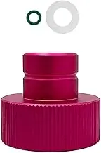 Perfk Quick Adapter Quick Connect Adapter, Universal Directly Replacement TR21-4 Thread CO2 Cylinder Adaptor for Sodas Maker, Purple
