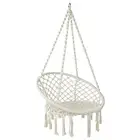 Gardeon Hammock Swing Chair Outdoor Hanging Macrame Soft Indoor Cotton Cream NEW