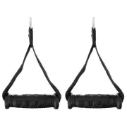 2 Pcs Cables Grips Pull Cord Handle Lightweight Exercise Machine Fitness