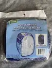 Laundry Essentials Pop-Up Collapsible Mesh Laundry Hamper Blue NEW