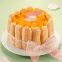 在飛比找momo購物網優惠-【亞尼克果子工房】鮮芒夏洛特7吋蛋糕(生日/節慶蛋糕)