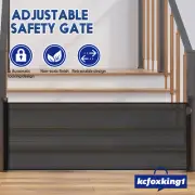 Baby Dog Pet Safety Gate Cat Fence Enclosure Safe Guard for Stairs Retractable