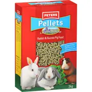 Peters Rabbit & Guinea Pig Lucerne Pellets 2kg
