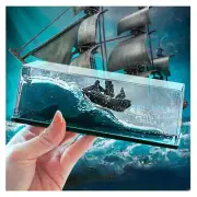 Unsinkable Boat in a Box Cruise Ship Toy Cruise Ship Fluid Drift Bottle