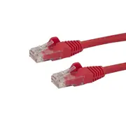 Star Tech 0.5m Snagless Cat6 UTP Ethernet LAN Cable Network/Patch Cord RJ45 Red