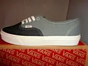Sz 9.5 Men's Vans Authentic Eco Theory Charcoal & Grey Wool Skate Shoes New NIB!