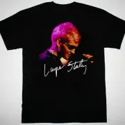 Layne Staley Alice In Chains signed T-Shirt Black Cotton