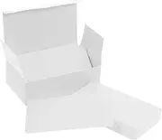 ROMISBABA 100pcs English Learning Cards Index Cards Business Cards Note Cards Blank Cards Blank Round Corner Cards Blank Message Cards Blank Game Board Vocabulary Cards White