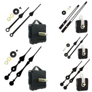 Acrylic Silent Wall Clock Replacement Parts Including Hands and Mechanism