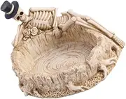 STOBAZA 1pc Creative Resin Skull Ashtray Retro Decorative Ashtray for Home