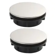 2PCS Stainless Steel Sink Hole Cover Sink Tap Dispenser Cover Tap Blanking Plug