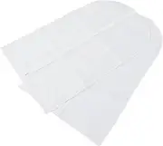 MUELODSIC 2Pcs Garment Dust Covers Transparent Clothes Bags for Coats and Suits Scratch Resistant and Reusable Storage for Dust Prevention and Clothing Protection