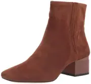 Franco Sarto Womens Waxtona Bootie Chocolate Brown Suede 8.5 M