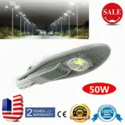50W LED Mini Street Light Industrial Outdoor Garden Yard Spot Floodlight IP65 US