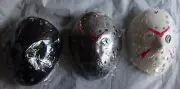 New 3 Halloween Hockey Jason Vorhees style mask with strap