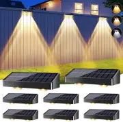 Luces Solares Para Vallas Exteriores Brizled, Paquete De 8, 2700/4500/6500 K
