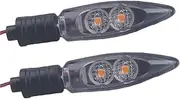 LED Indicator Blinkers Amber Lamp Accessories 12V Motorcycle Taillights Turn Signal Lights Fr&on&t Rear Brake Lamp LED Indicator For BM&W F800GS F700GS R1200GS GS 1200(Front)