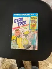 1975 STAR TREK BOOK AND RECORD SET "PASSAGE TO MOAUV"-Peter Pan Records SEALED