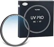 VILTROX 82mm MC UV Protection Filter 18 Multi-Layer Coatings UHD Camera Lens UV Filter, Ultra Hard Coating, Nano Coating, Hydrophobic, Scratch Resistant Ultra-Slim UV Filter for 82mm Camera Lens