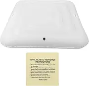 Outdoor Swimming Pool Cover Inflatable Pool Cover Square Pool Protector with Built-in Handle for Home and Outdoor Use