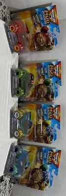 2025 Monster Jam MUD BLASTERS Complete Set of 4 By Spin Master