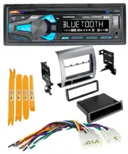 Dual XDM290BT CD Bluetooth Car Stereo + Install kit for 2005-2011 Toyota Tacoma (for: Toyota)