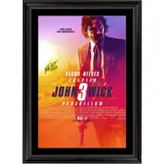 Mark Dacascos Signed John Wick 3 Movie Poster 2 Framed
