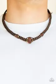 Paparazzi-Jewelry, Maui Beach - Brown Urban-Necklace