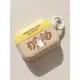 魏大蔥加油貓喵子卡通蘋果耳機保護套無線藍牙airpods123代pro2軟殼可愛情侶